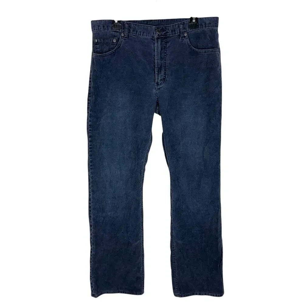 Banana Republic Jeans Mens 34/32‎ Blue Denim 5-Pockets Straight Classic Zip Fly